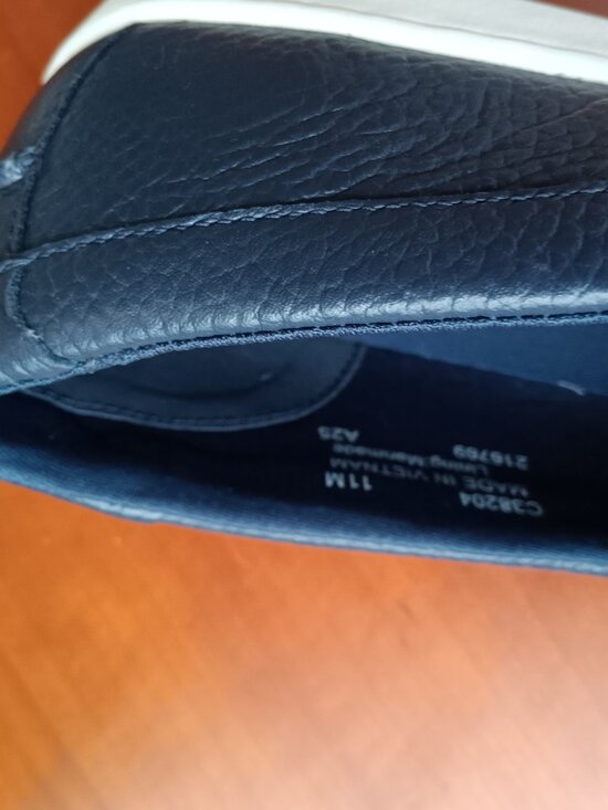 NWT Cole Haan Mens Navy Blue Pinch Leather Slip On Penny Loafer Size 11M main image 7